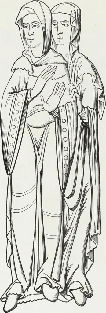 An illustration from Mœurs, usages et costumes au moyen âge : et à l'époque de la renaissance, 1874, leaf 81