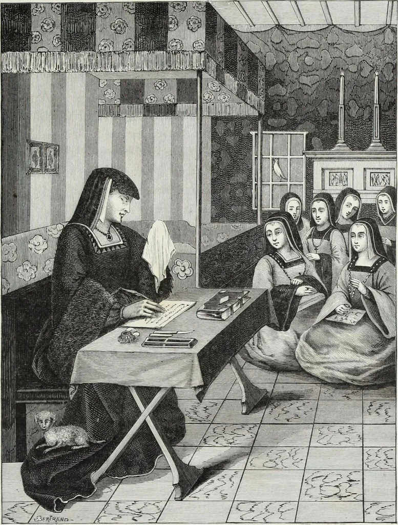An illustration from Mœurs, usages et costumes au moyen âge et à l'époque de la renaissance, 1872, leaf 108