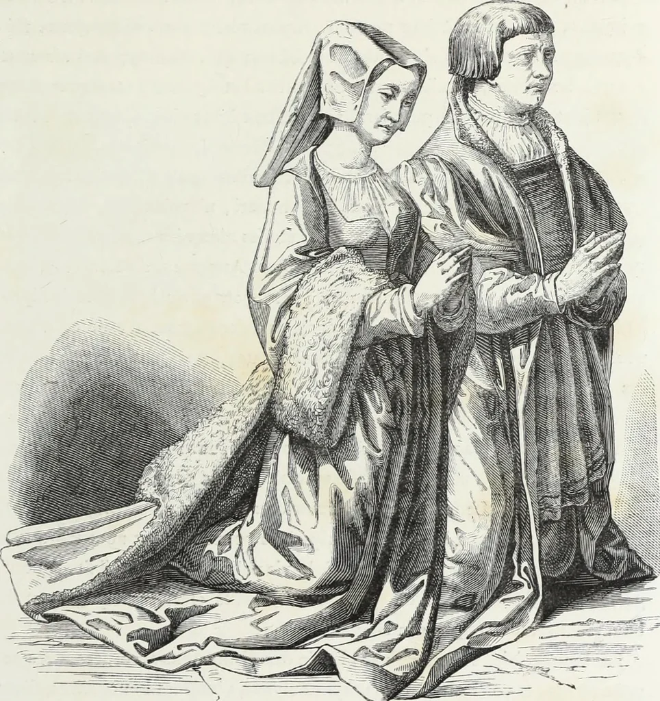 An illustration from Mœurs, usages et costumes au moyen âge et à l'époque de la renaissance, 1872, leaf 110