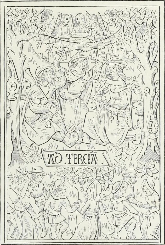 An illustration from Mœurs, usages et costumes au moyen âge et à l'époque de la renaissance, 1872, leaf 130