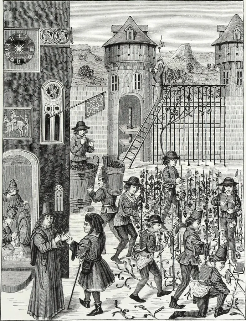 An illustration from Mœurs, usages et costumes au moyen âge et à l'époque de la renaissance, 1872, leaf 142