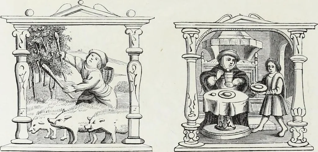 An illustration from Mœurs, usages et costumes au moyen âge et à l'époque de la renaissance, 1872, leaf 147