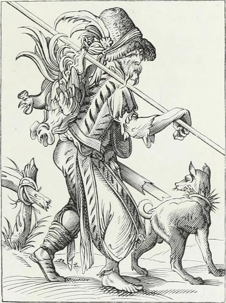 An illustration from Mœurs, usages et costumes au moyen âge et à l'époque de la renaissance, 1872, leaf 156