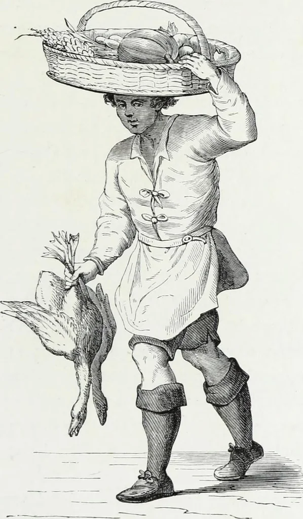 An illustration from Mœurs, usages et costumes au moyen âge et à l'époque de la renaissance, 1872, leaf 158