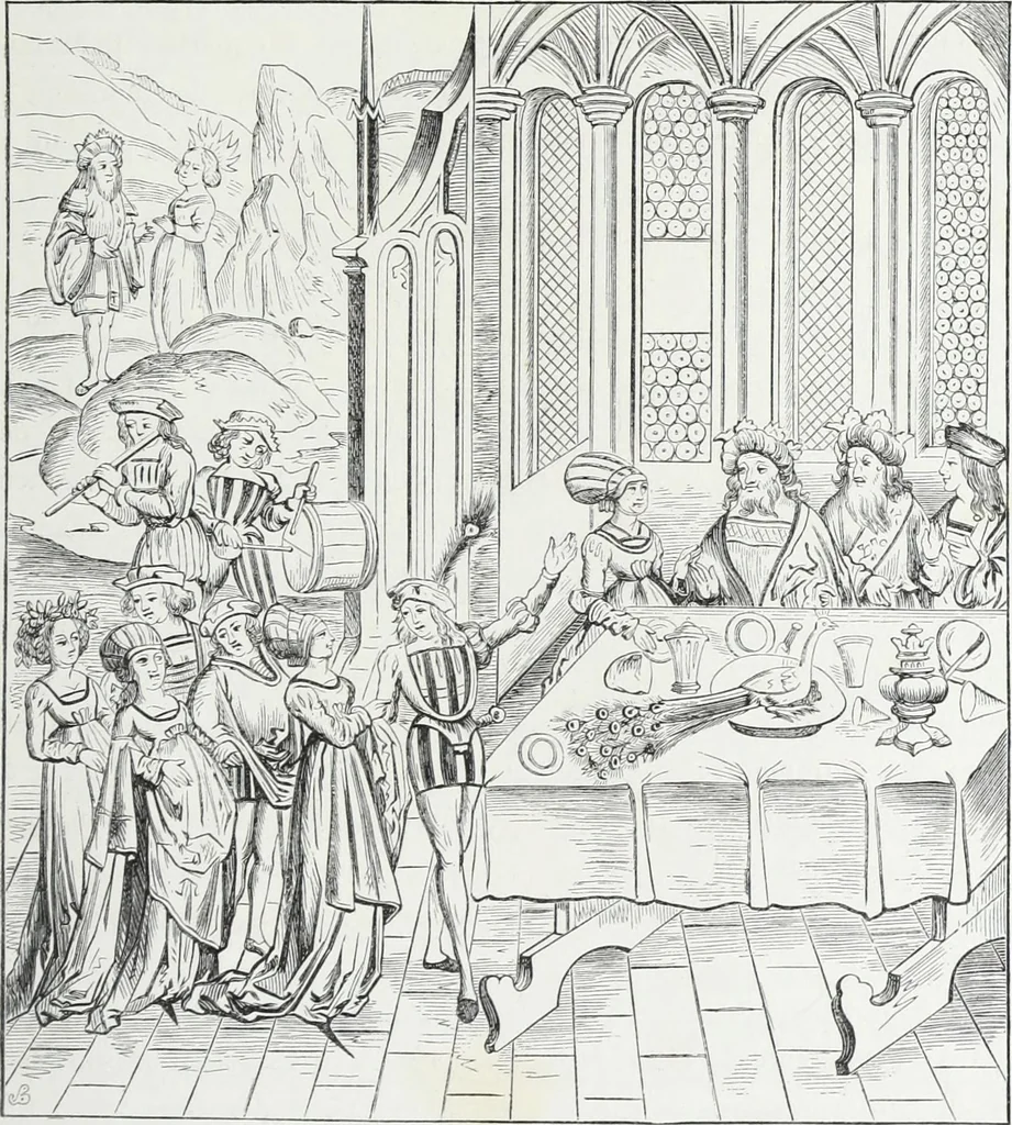 An illustration from Mœurs, usages et costumes au moyen âge et à l'époque de la renaissance, 1872, leaf 160