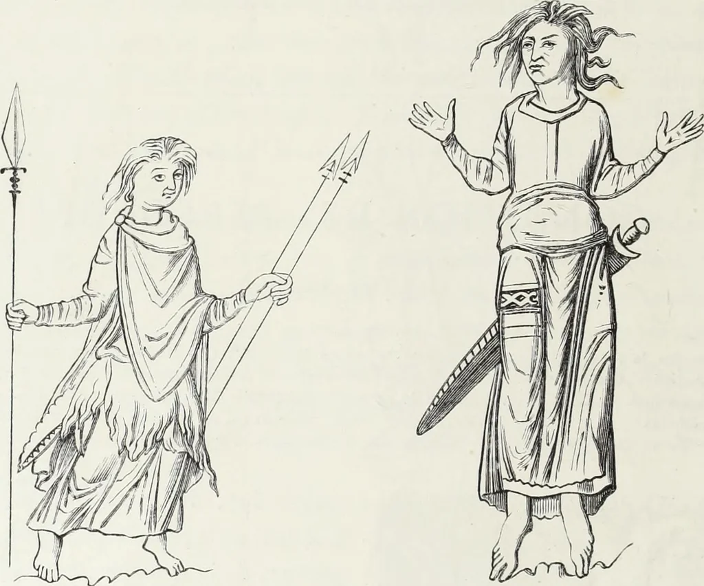 An illustration from Mœurs, usages et costumes au moyen âge et à l'époque de la renaissance, 1872, leaf 17
