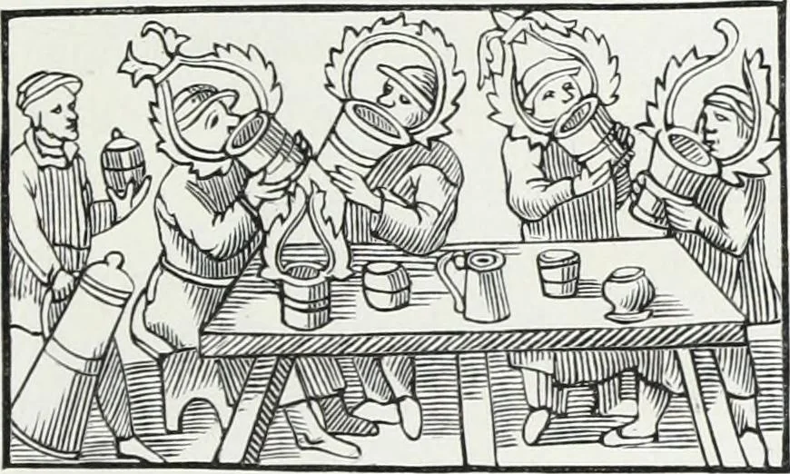 An illustration from Mœurs, usages et costumes au moyen âge et à l'époque de la renaissance, 1872, leaf 178