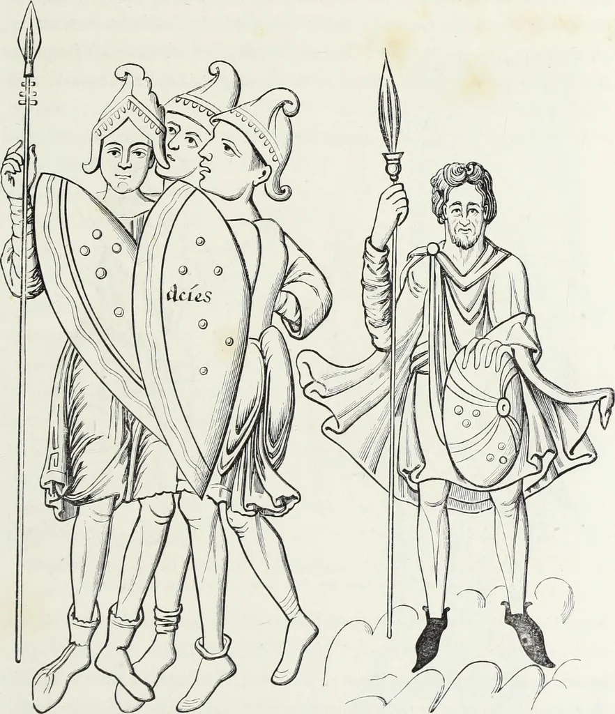 An illustration from Mœurs, usages et costumes au moyen âge et à l'époque de la renaissance, 1872, leaf 18