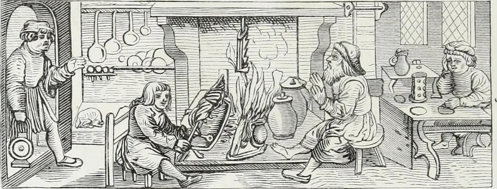 An illustration from Mœurs, usages et costumes au moyen âge et à l'époque de la renaissance, 1872, leaf 193