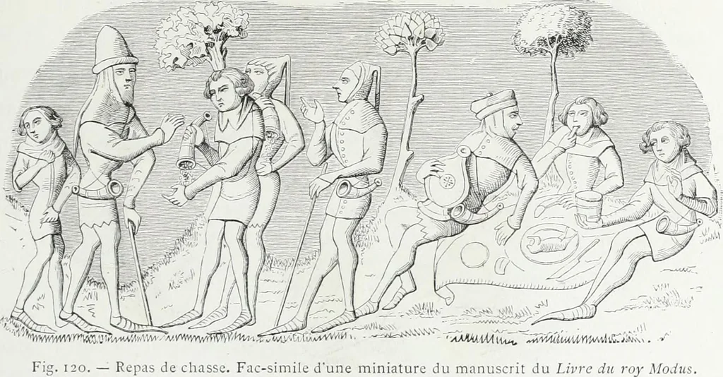 An illustration from Mœurs, usages et costumes au moyen âge et à l'époque de la renaissance, 1872, leaf 198