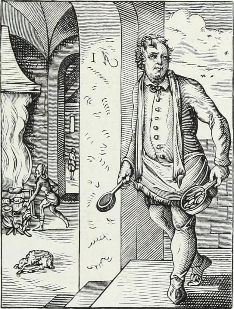 An illustration from Mœurs, usages et costumes au moyen âge et à l'époque de la renaissance, 1872, leaf 200