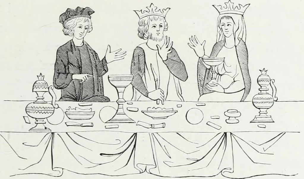 An illustration from Mœurs, usages et costumes au moyen âge et à l'époque de la renaissance, 1872, leaf 204