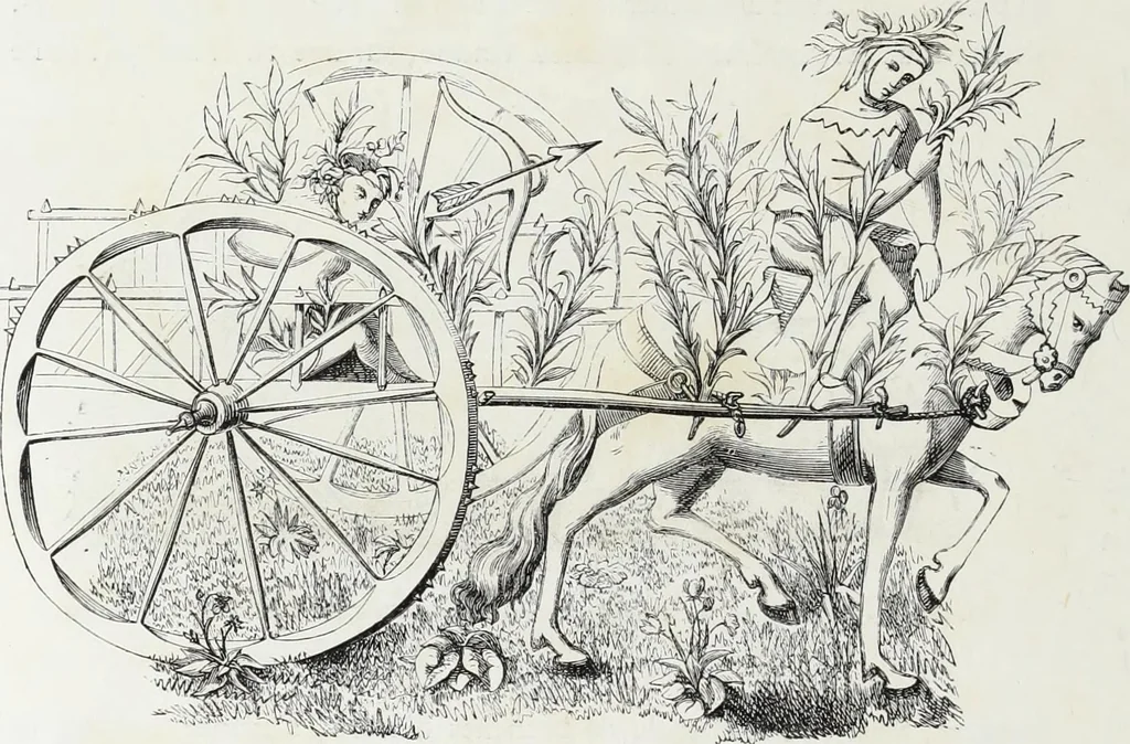An illustration from Mœurs, usages et costumes au moyen âge et à l'époque de la renaissance, 1872, leaf 221
