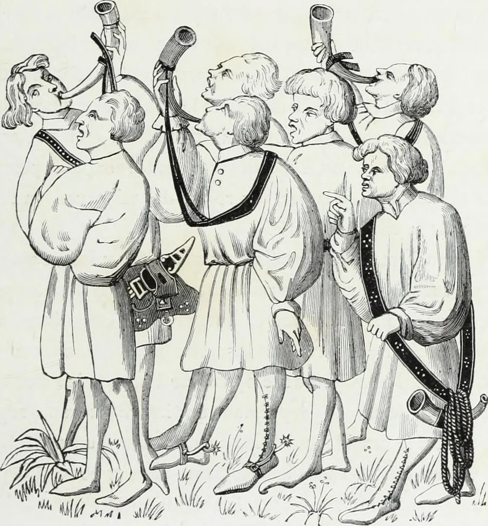 An illustration from Mœurs, usages et costumes au moyen âge et à l'époque de la renaissance, 1872, leaf 222