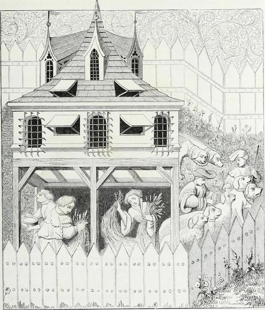 An illustration from Mœurs, usages et costumes au moyen âge et à l'époque de la renaissance, 1872, leaf 232
