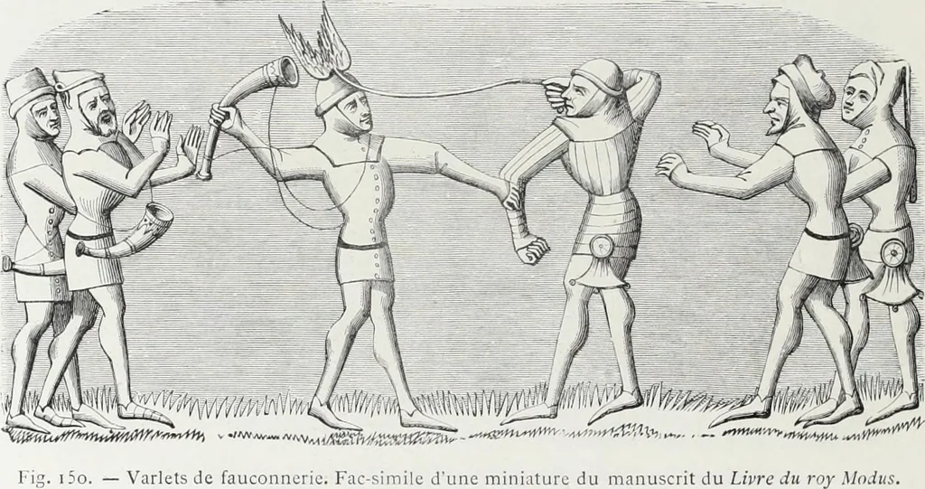An illustration from Mœurs, usages et costumes au moyen âge et à l'époque de la renaissance, 1872, leaf 241