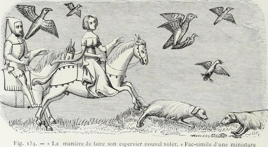 An illustration from Mœurs, usages et costumes au moyen âge et à l'époque de la renaissance, 1872, leaf 245