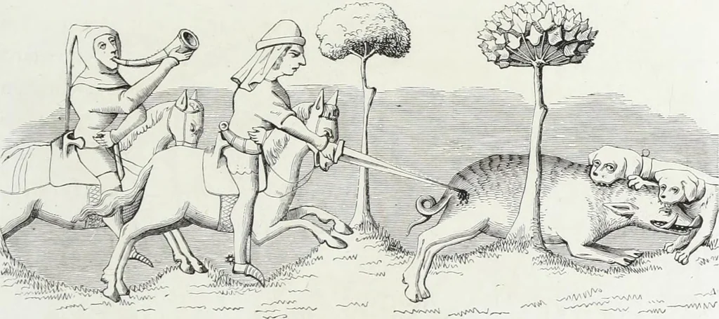 An illustration from Mœurs, usages et costumes au moyen âge et à l'époque de la renaissance, 1872, leaf 254