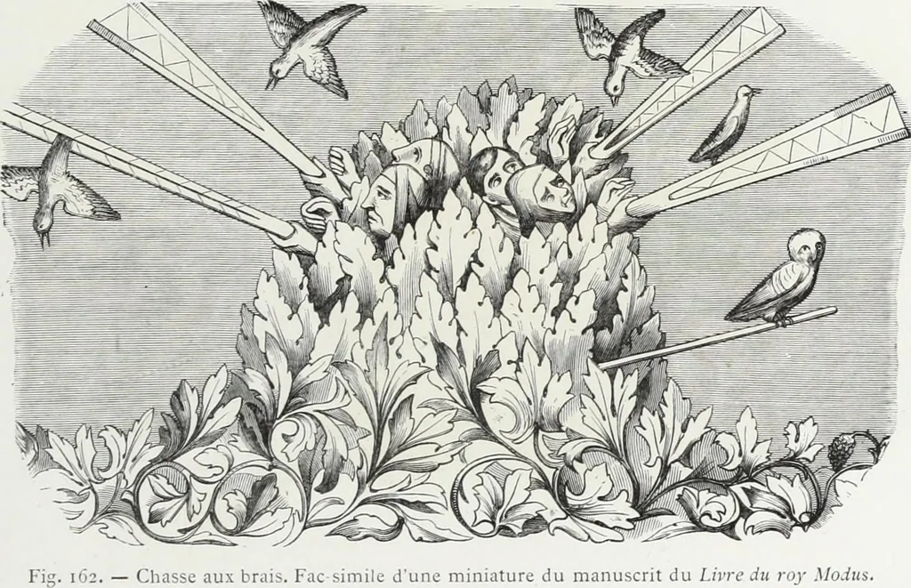 An illustration from Mœurs, usages et costumes au moyen âge et à l'époque de la renaissance, 1872, leaf 256