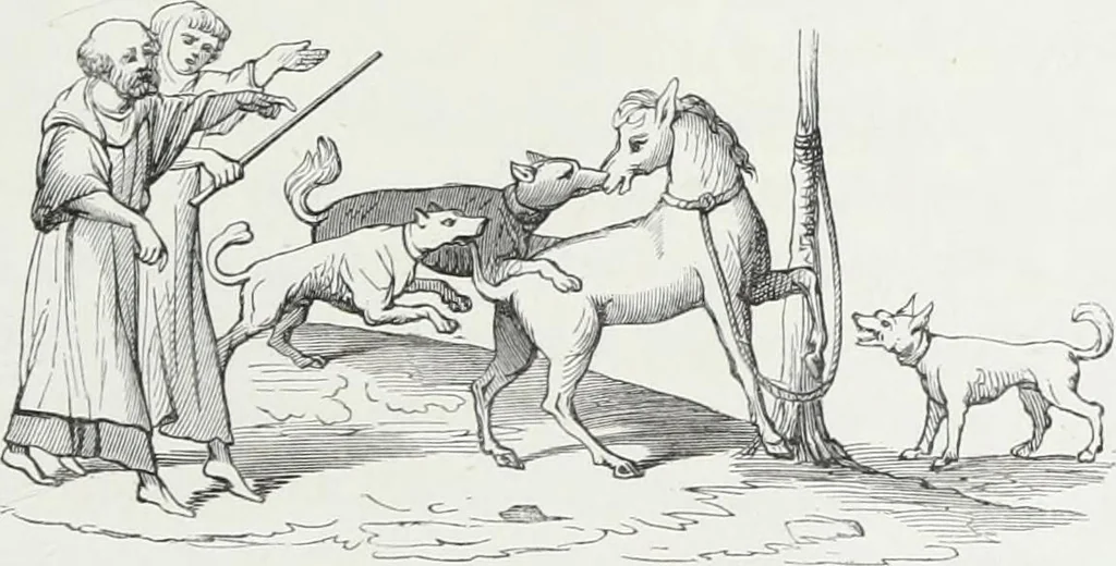An illustration from Mœurs, usages et costumes au moyen âge et à l'époque de la renaissance, 1872, leaf 262