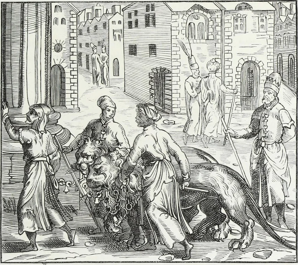 An illustration from Mœurs, usages et costumes au moyen âge et à l'époque de la renaissance, 1872, leaf 264