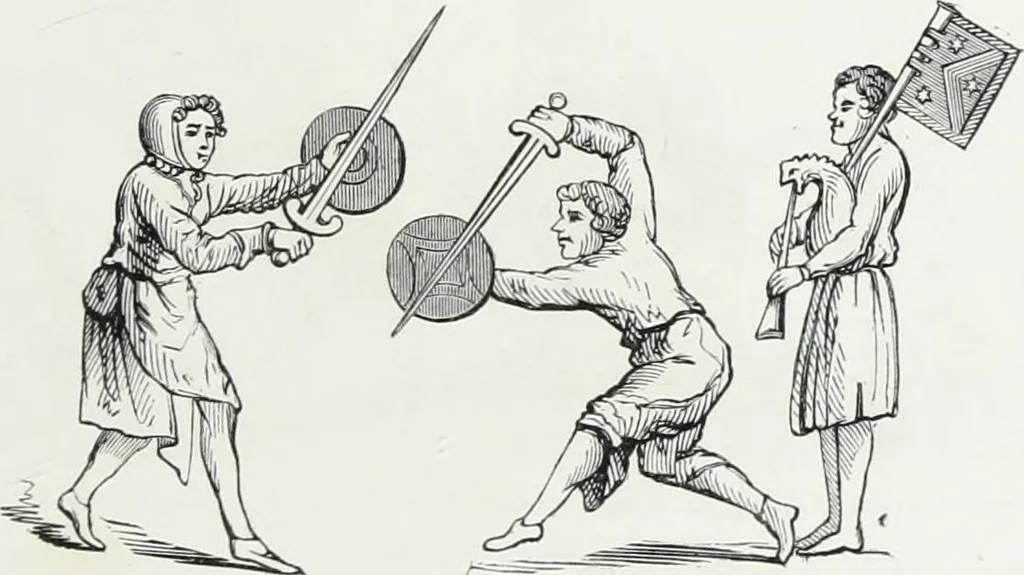 An illustration from Mœurs, usages et costumes au moyen âge et à l'époque de la renaissance, 1872, leaf 268
