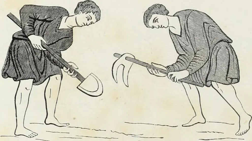 An illustration from Mœurs, usages et costumes au moyen âge et à l'époque de la renaissance, 1872, leaf 27