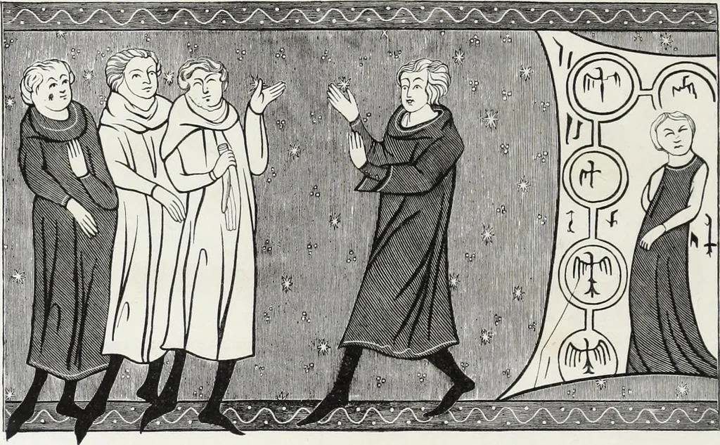 An illustration from Mœurs, usages et costumes au moyen âge et à l'époque de la renaissance, 1872, leaf 271