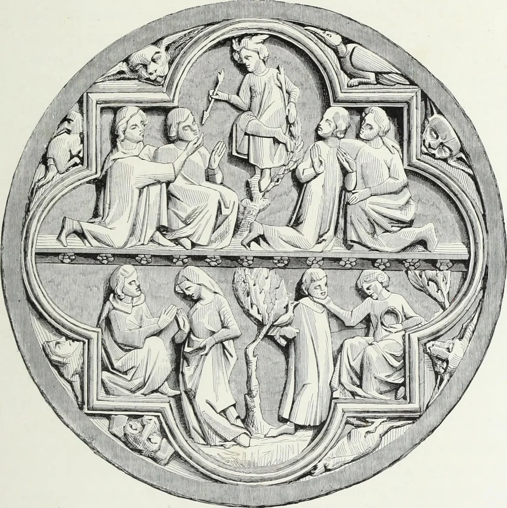An illustration from Mœurs, usages et costumes au moyen âge et à l'époque de la renaissance, 1872, leaf 286