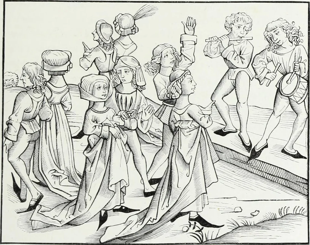 An illustration from Mœurs, usages et costumes au moyen âge et à l'époque de la renaissance, 1872, leaf 288