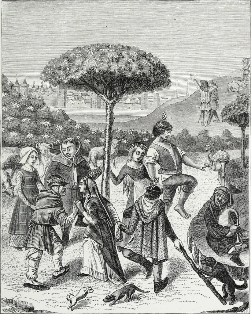 An illustration from Mœurs, usages et costumes au moyen âge et à l'époque de la renaissance, 1872, leaf 290