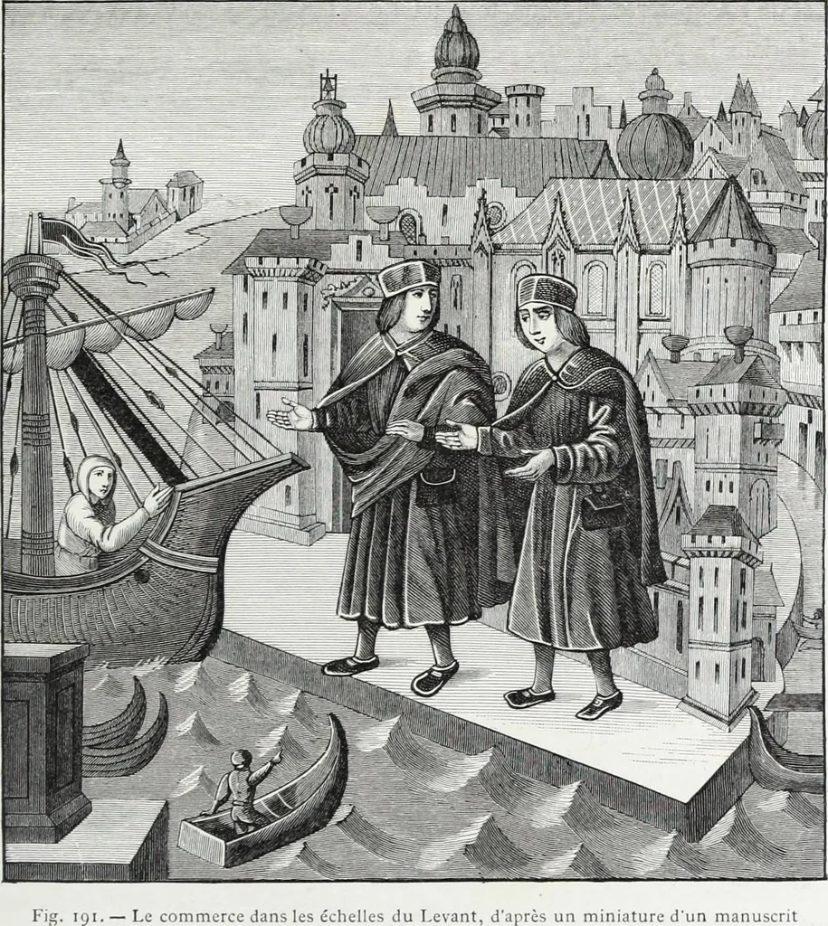An illustration from Mœurs, usages et costumes au moyen âge et à l'époque de la renaissance, 1872, leaf 308