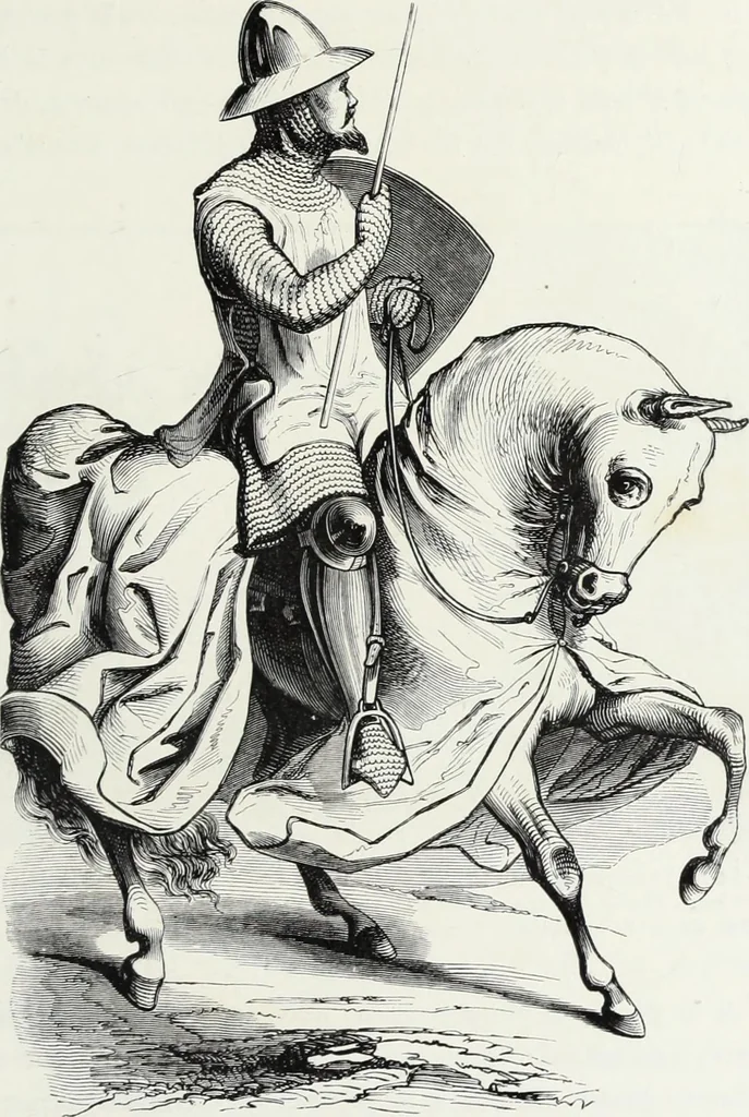 An illustration from Mœurs, usages et costumes au moyen âge et à l'époque de la renaissance, 1872, leaf 32