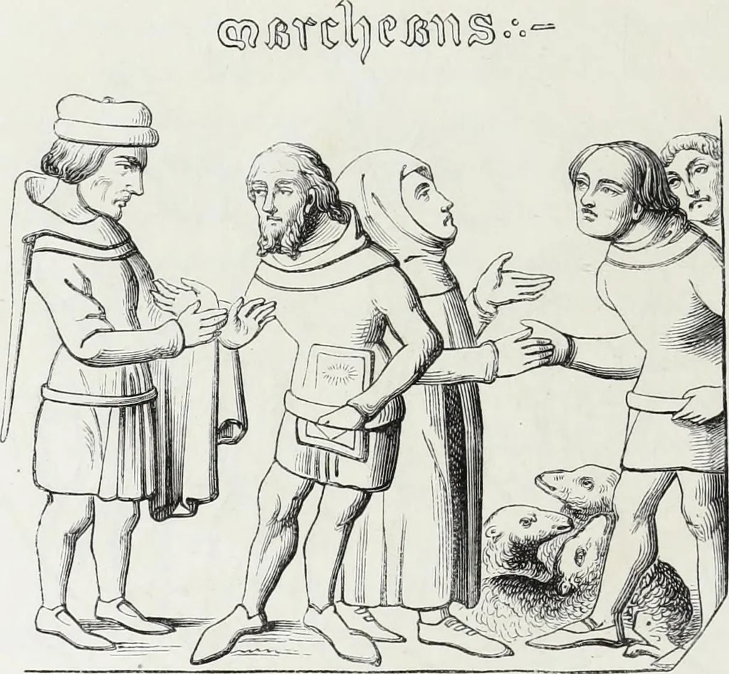 An illustration from Mœurs, usages et costumes au moyen âge et à l'époque de la renaissance, 1872, leaf 329