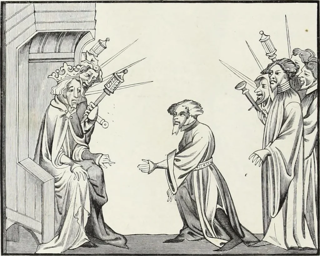 An illustration from Mœurs, usages et costumes au moyen âge et à l'époque de la renaissance, 1872, leaf 33