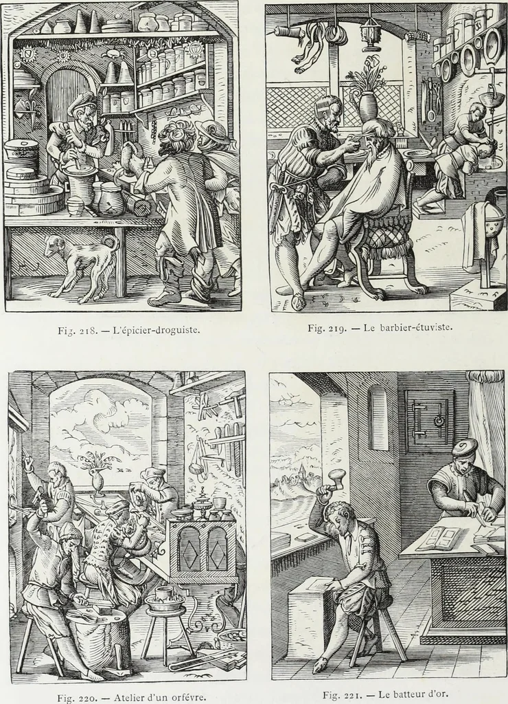An illustration from Mœurs, usages et costumes au moyen âge et à l'époque de la renaissance, 1872, leaf 335