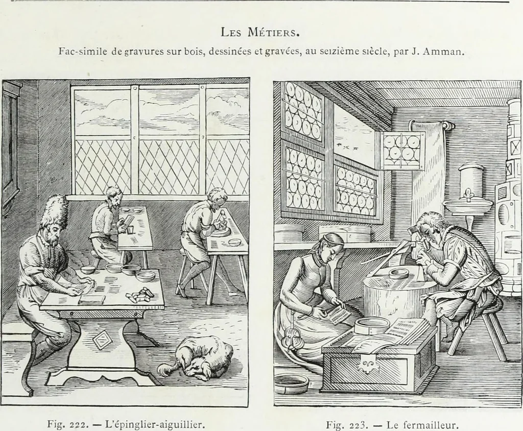 An illustration from Mœurs, usages et costumes au moyen âge et à l'époque de la renaissance, 1872, leaf 336