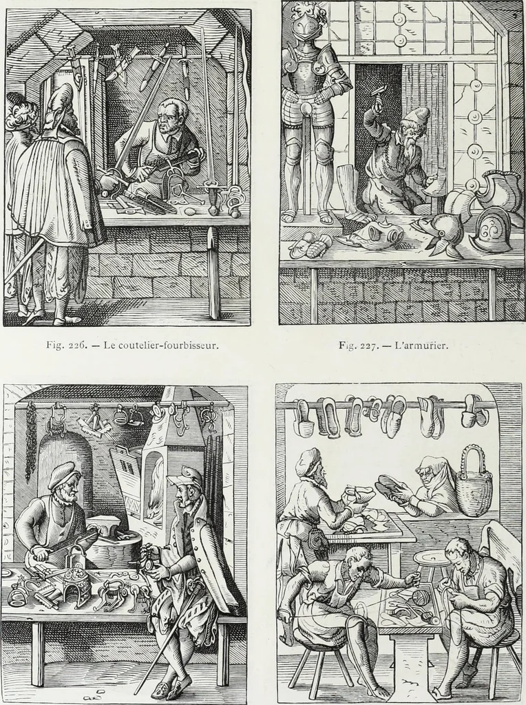 An illustration from Mœurs, usages et costumes au moyen âge et à l'époque de la renaissance, 1872, leaf 337