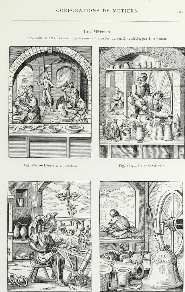 An illustration from Mœurs, usages et costumes au moyen âge et à l'époque de la renaissance, 1872, leaf 338