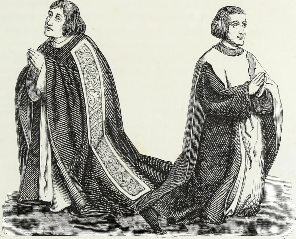 An illustration from Mœurs, usages et costumes au moyen âge et à l'époque de la renaissance, 1872, leaf 348