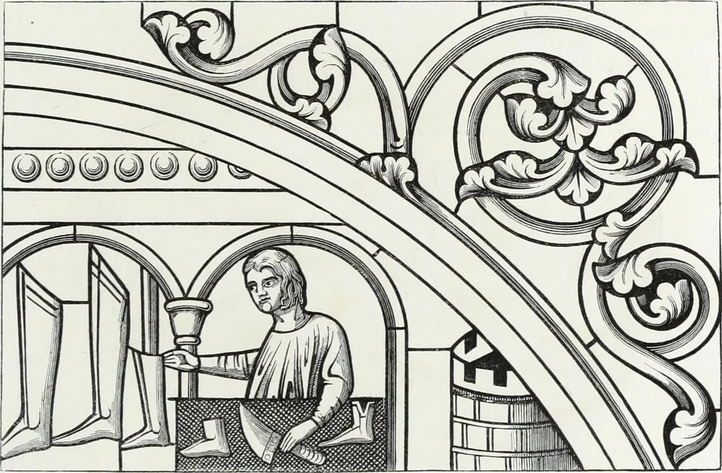 An illustration from Mœurs, usages et costumes au moyen âge et à l'époque de la renaissance, 1872, leaf 350