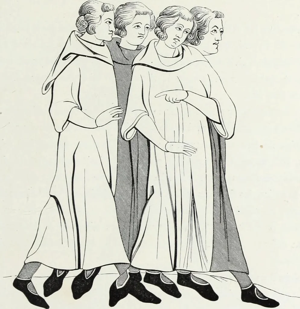 An illustration from Mœurs, usages et costumes au moyen âge et à l'époque de la renaissance, 1872, leaf 36