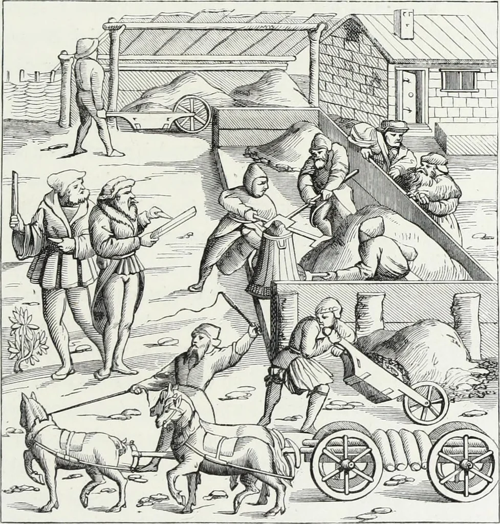 An illustration from Mœurs, usages et costumes au moyen âge et à l'époque de la renaissance, 1872, leaf 362