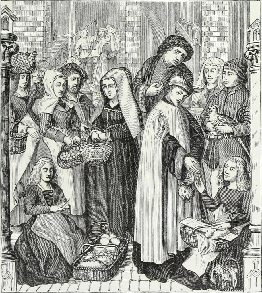 An illustration from Mœurs, usages et costumes au moyen âge et à l'époque de la renaissance, 1872, leaf 368