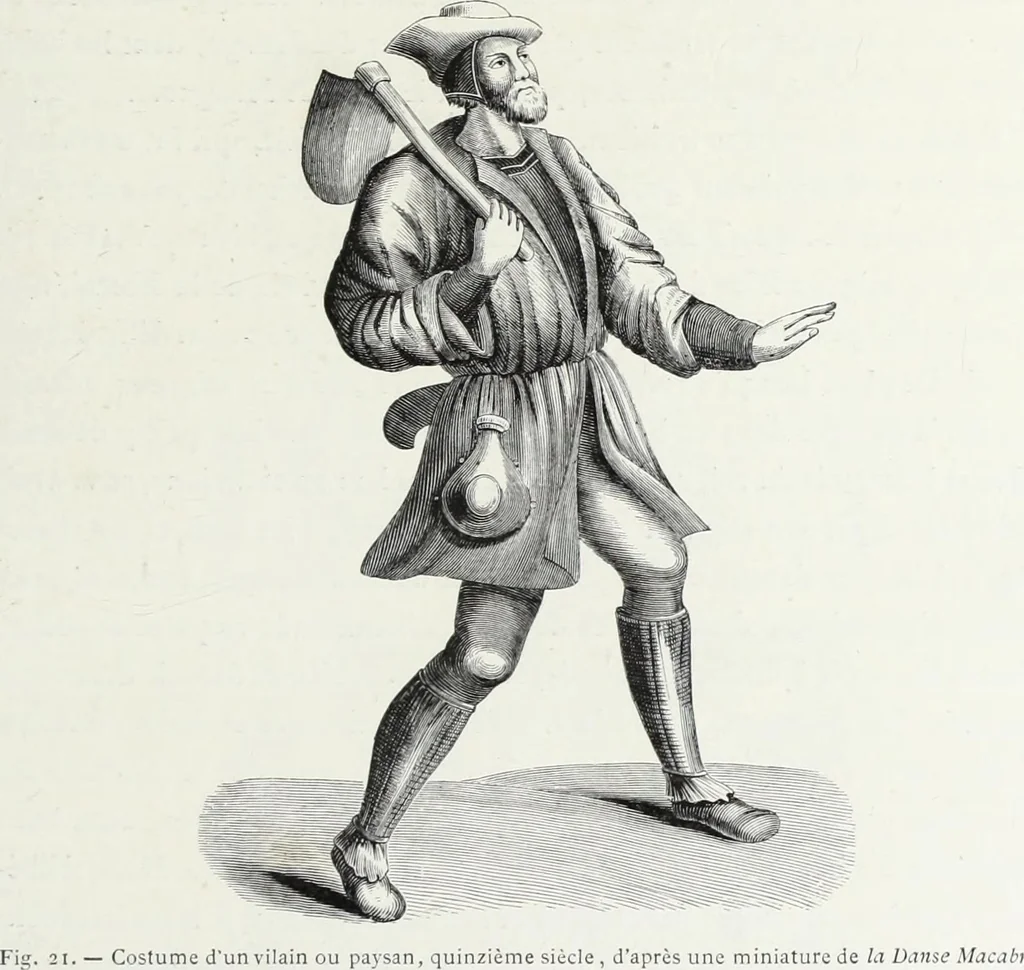 An illustration from Mœurs, usages et costumes au moyen âge et à l'époque de la renaissance, 1872, leaf 38