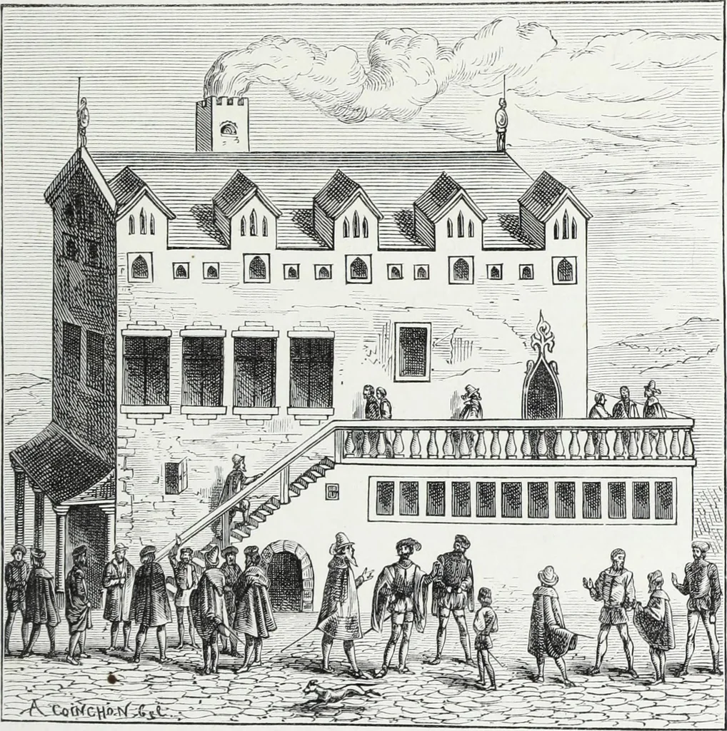 An illustration from Mœurs, usages et costumes au moyen âge et à l'époque de la renaissance, 1872, leaf 380
