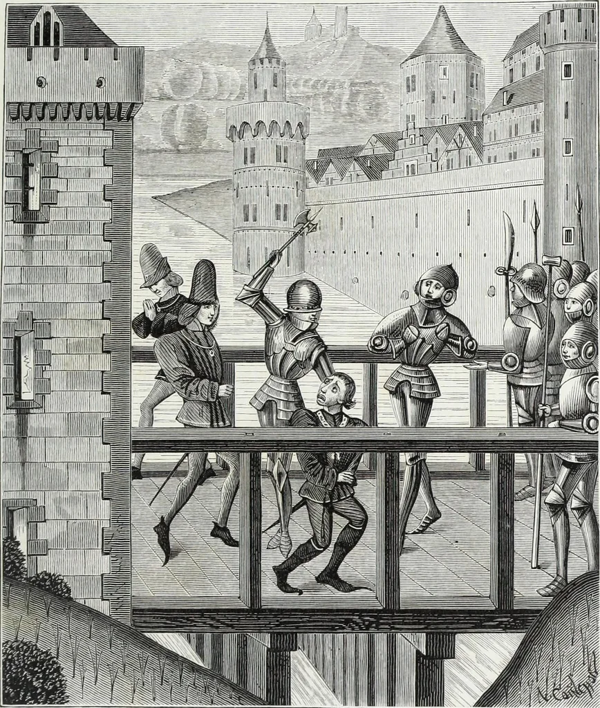 An illustration from Mœurs, usages et costumes au moyen âge et à l'époque de la renaissance, 1872, leaf 386