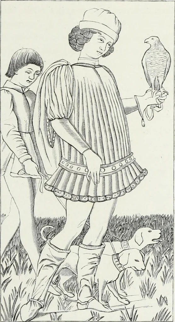 An illustration from Mœurs, usages et costumes au moyen âge et à l'époque de la renaissance, 1872, leaf 40