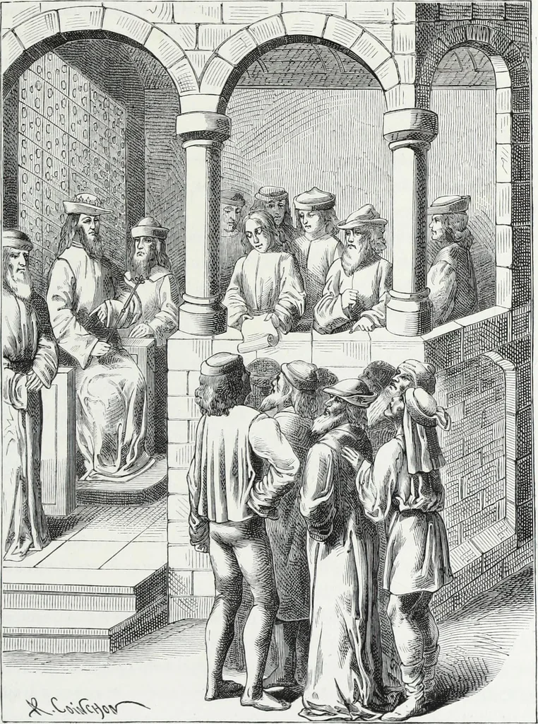 An illustration from Mœurs, usages et costumes au moyen âge et à l'époque de la renaissance, 1872, leaf 426