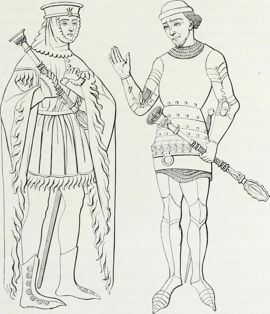 An illustration from Mœurs, usages et costumes au moyen âge et à l'époque de la renaissance, 1872, leaf 434